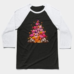 Flamingo halloween Baseball T-Shirt